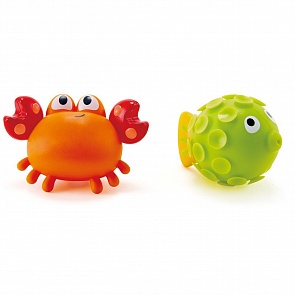 Игрушки брызгалки Рыбка и краб (Hape, E0208_HP)